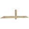 Ekena Millwork Eugene Rough Sawn Timber Gable Bracket, Douglas Fir, 84"W x 17"H x 2"D x 4"F, 5/12 Pitch GBW084X17X0204EUG00RDF - alternate 2